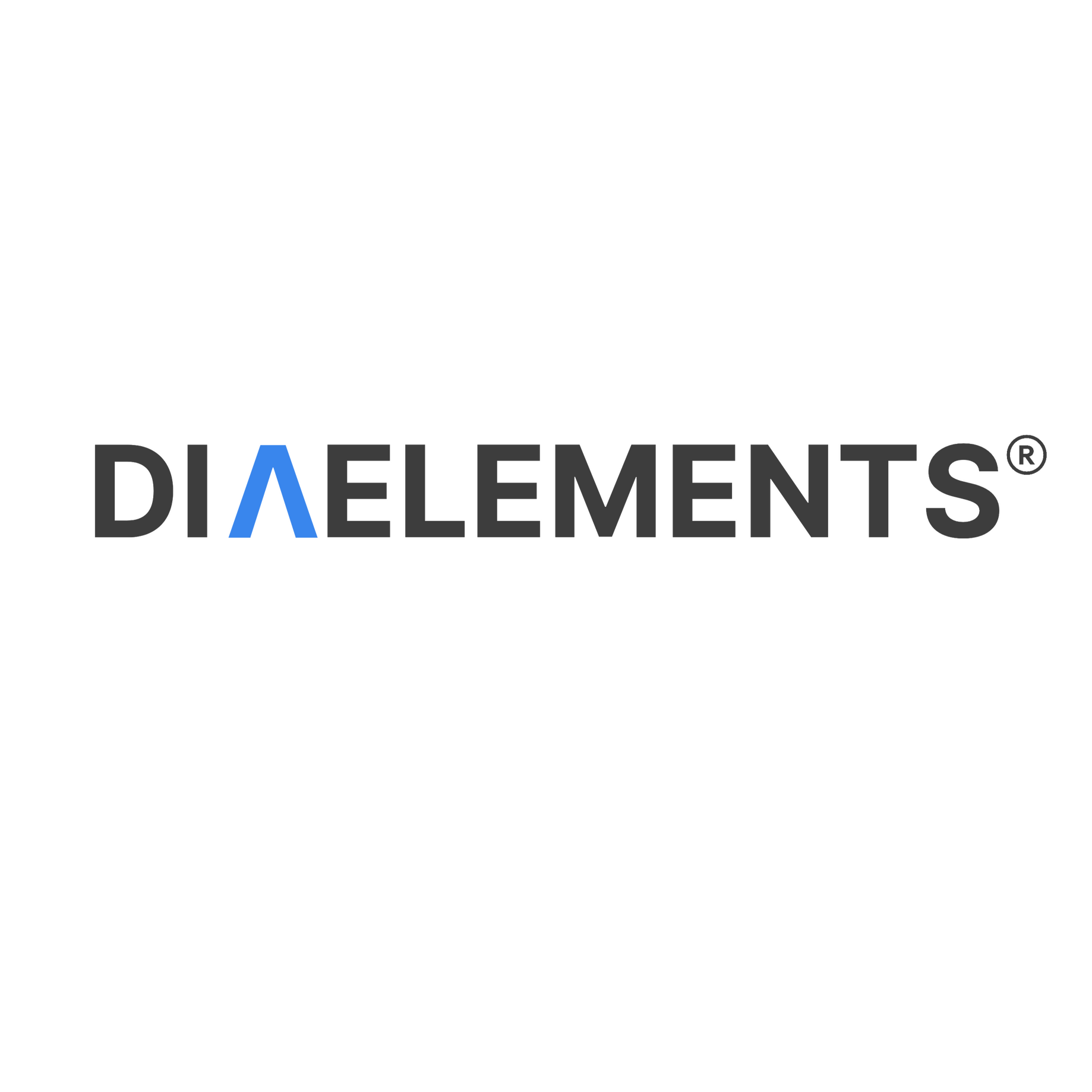 DiaElements Logo DiaElements Logo – Onlineshop für Familien mit Typ-1-Diabetes. Firmenname mit blauem A